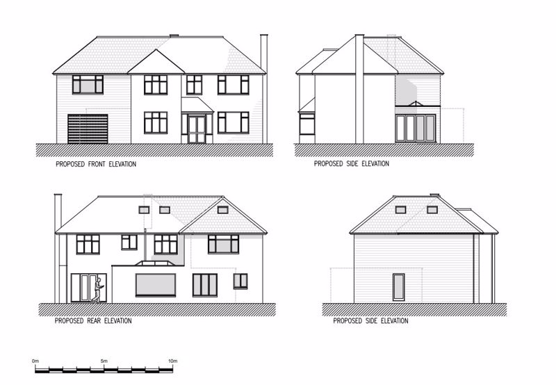 Proposed elevations